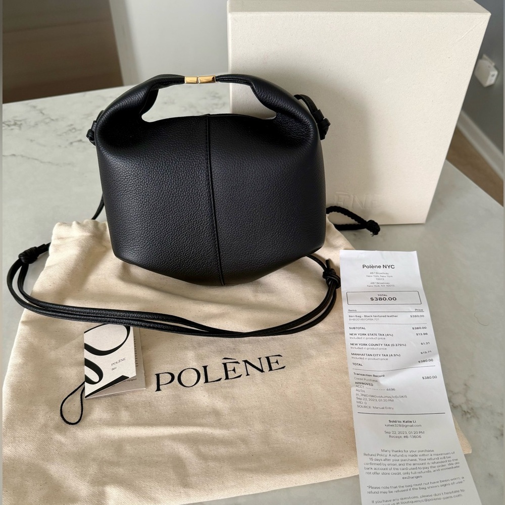 Polene Beri Edition Textured Black (With Box)
